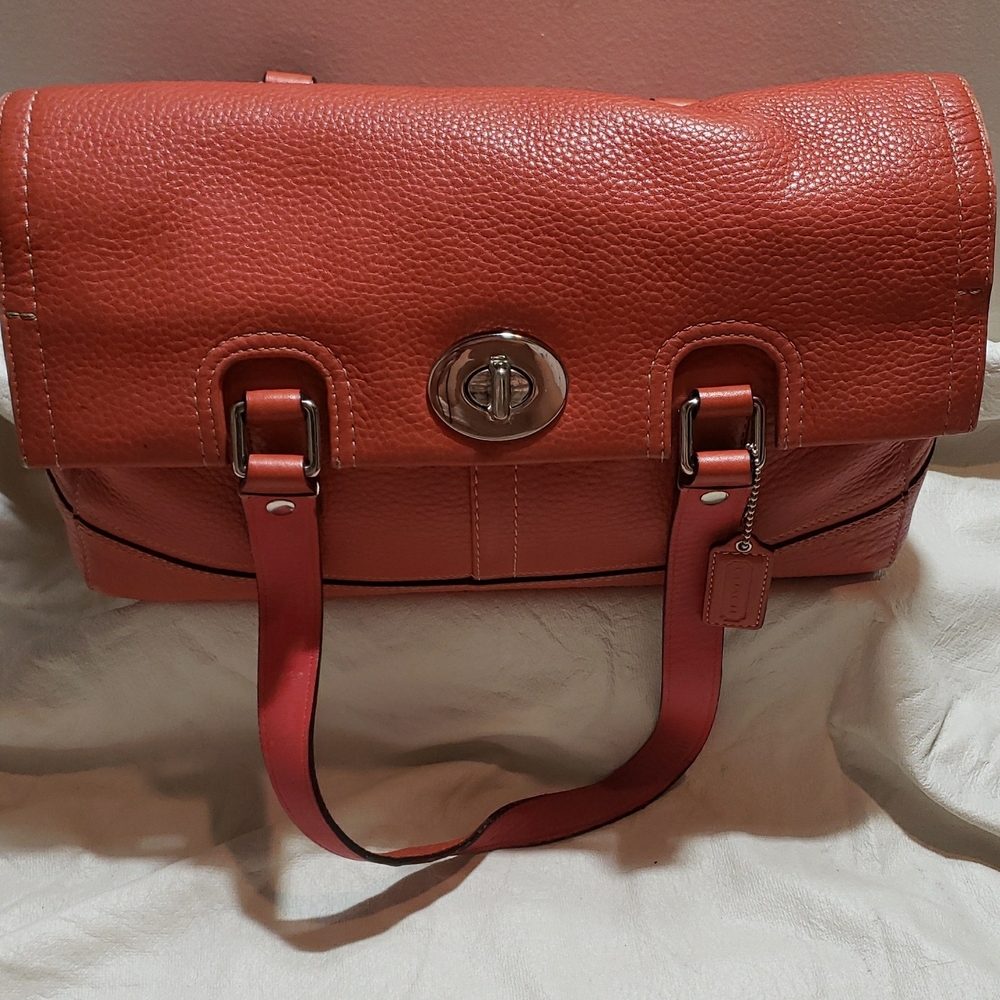 Coach Hamilton Pebbled Leather Shoulder bag